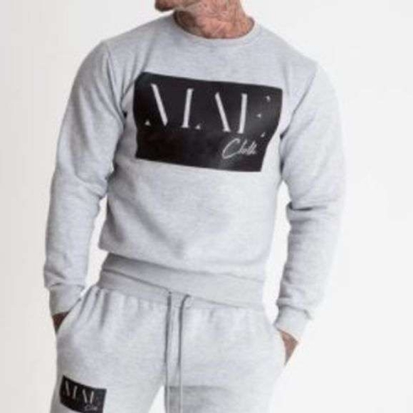 Mae Cloth Other - NWT Mae Cloth Zeus Grey Sweatshirt sz XL